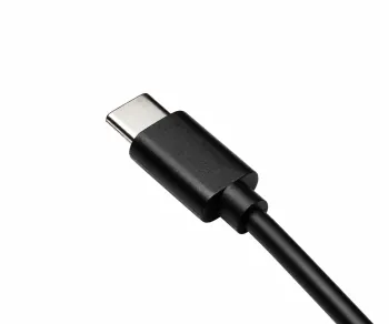 USB-C adapter tüüp C 3.0 A pistikupesale, OTG-võimeline, must, DINIC polükott, 0.20m