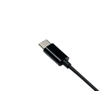 USB-C Adapter auf 3,5mm Audio (digital), weiß, mit Chipsatz, schwarz, DINIC Box