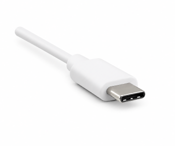 Cavo USB tipo C a spina USB 2.0 B, bianco, 2,00 m, confezione blister DINIC