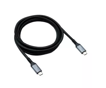 Cable USB 3.2 HQ tipo clavija C-C, negro, 0,50 m, admite carga de 100 W (20 V/5 A), 20 GBit/s, DINIC Box