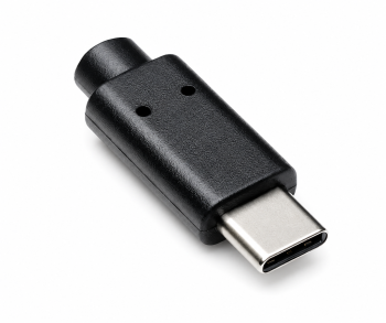 Cabo USB 3.1 tipo C - ficha 3.0 A, cabo de dados e de carregamento, 5Gbps, carregamento 3A, preto, caixa DINIC com orifício Euro, 1m