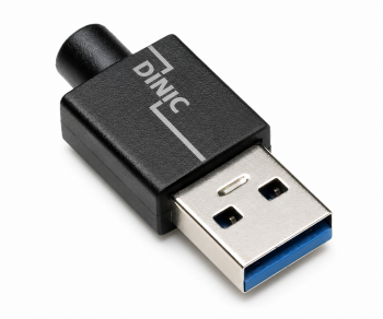 USB 3.1 Kabel Typ C - 3.0 A Daten u. Ladekabel, 5Gbps, 3A charging, schwarz, DINIC Polybag, 1m