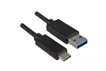 USB 3.1 Cable C male to 3.0 A male, black, 3,00m