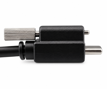 Καλώδιο USB 3.1 τύπου C+κλείδωμα - Καλώδιο USB 3.0 A, USB C-A με μηχανισμό κλειδώματος στο βύσμα τύπου C, μαύρο, 2m