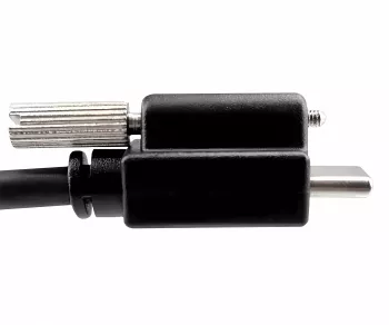 USB 3.1 cable type C+locking - USB 3.0 A , 2m USB C-A cable with locking mechanism on type C plug