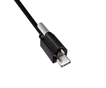 USB 3.1 cable type C+locking - USB 3.0 A , 2m USB C-A cable with locking mechanism on type C plug