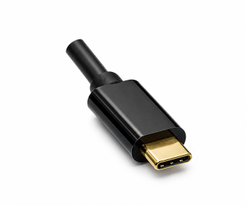 Καλώδιο προσαρμογέα USB τύπου C σε DisplayPort, 4K στα 60Hz, USB 3.1, αρσενικό σε αρσενικό, μαύρο, κουτί DINIC με οπή Euro, 2m