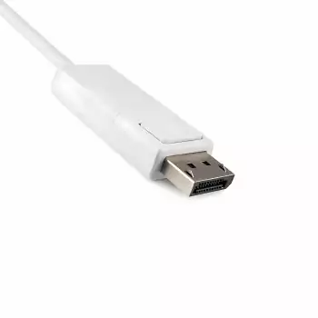 USB 3.1-kabel type C-stekker naar DisplayPort-stekker, 4K*2K@60Hz, wit, DINIC-blisterverpakking, 2 m