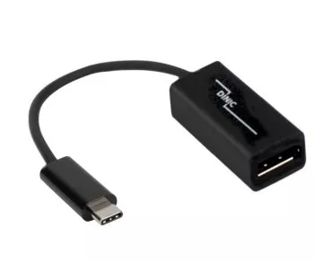 Adaptor USB 3.1 tip C de sex masculin la DisplayPort de sex feminin, 4K*2K@60Hz, negru, sac de polietilenă