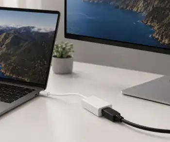 DINIC USB-C / DisplayPort-adapter V2, USB 3.1 Gen.2 Type-C-stekker naar DP-aansluiting, 4K@60Hz, wit