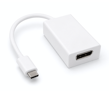 Adaptador DINIC USB-C / DisplayPort V2, conector USB 3.1 Gen.2 Tipo C para tomada DP, 4K a 60 Hz, branco