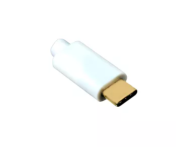 Adapter USB type C plug to HDMI socket, 4K*2K@60Hz, HDR, white, DINIC polybag