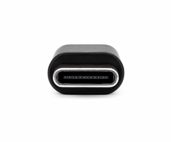 Adaptateur, USB C mâle vers Micro USB femelle Alu, gris espace, DINIC Box avec trou européen