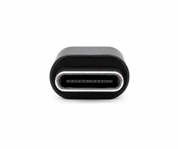 Адаптер, USB C щепсел към micro USB гнездо, алуминий, космическо сиво, DINIC кутия с евроотвор