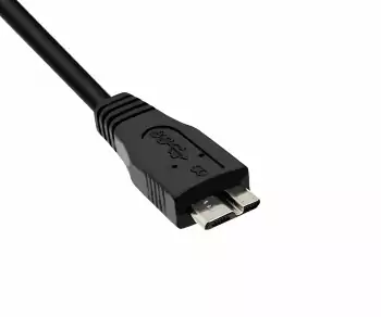 Kabel USB C na USB 3.0 micro B, črn, 1 m DINIC Polybag