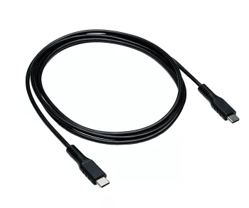 DINIC USB type C to C charging cable, 2x USB type C plug, 60W, 3A, OD: 4.5mm, black, DINIC polybag, 3m