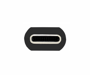 DINIC USB type C to C charging cable, 2x USB type C plug, 60W, 3A, OD: 3.5mm, black, DINIC polybag, 1m