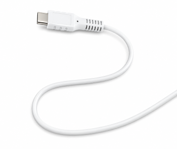 DINIC USB tüüp C-C laadimiskaabel, 2x USB tüüp C pistik, 60W, 3A, OD: 3.5mm, valge, DINIC karbis euroava, 1.5m.