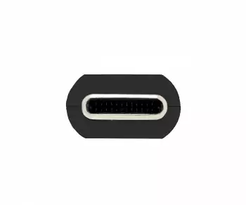 Cabo de carregamento DINIC USB tipo C para C, 2x conector USB tipo C, 60 W, 3 A, OD: 4,5 mm, preto, caixa de cartão com orifício europeu, 3 m
