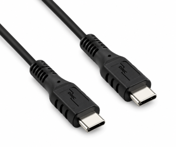 Cable de carga DINIC USB tipo C a C, 2 conectores USB tipo C, 60 W, 3 A, OD: 4,5 mm, negro, caja de cartón con orificio europeo, 3 m