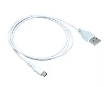DINIC USB type C to A charging cable, type C to A plug, 5V, 3A, white, DINIC promotional box, 1.5m