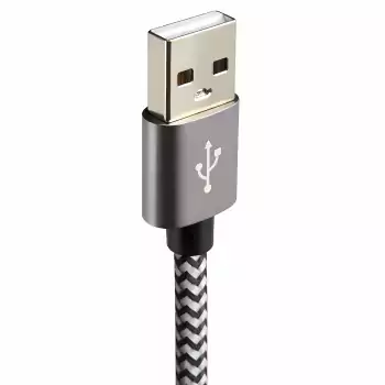 DINIC USB tüüp C-A laadimiskaabel, HQ alumiiniumist pistik, 5 V, 3 A, nailonkaabel, kosmosesinine, sooduspakkumine, 0,50 m