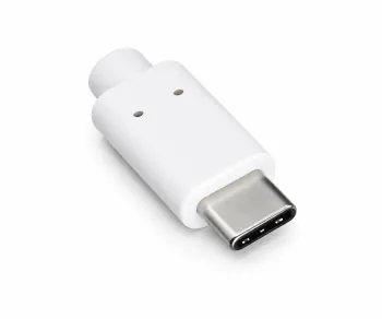 Adaptateur USB-C type C vers 3.0 A femelle, compatible OTG, blanc, 0,20m, polybag