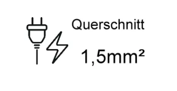 Querschnitt 1,5mm² Logo