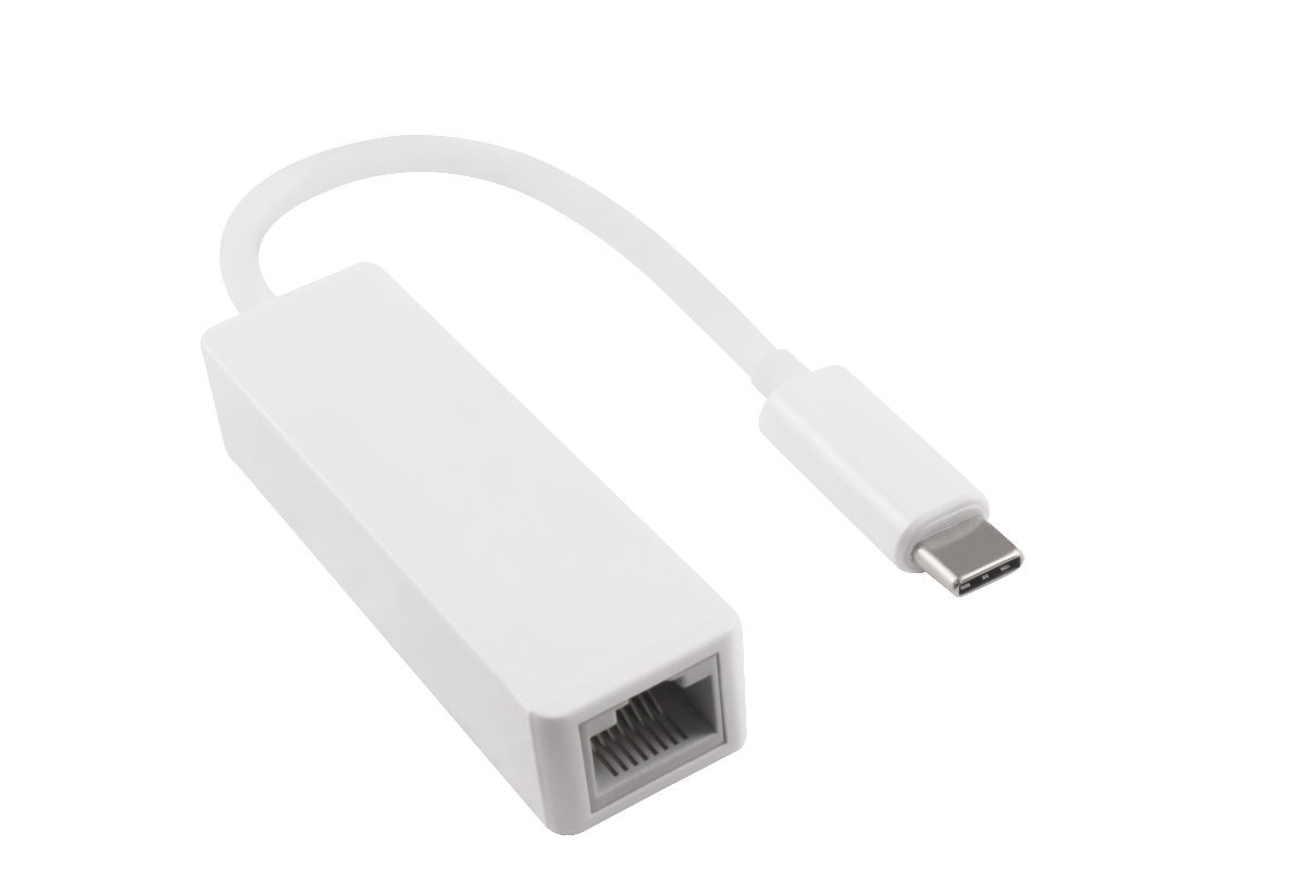 MAG-Kabel - Adapter USB C Stecker/RJ45 Gbit LAN Buchse, 0,2m 10