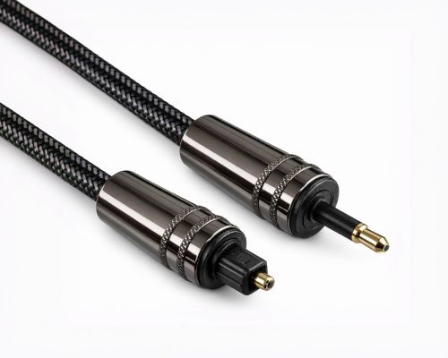 Kabel Premium Toslink samec na mini Toslink samec, Dubai Range, černý, blistr DINIC, délka 2,00 m