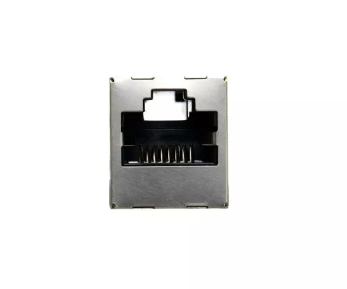 DINIC Connecteur RJ45 6A/5e Bu. sur Bu. bulk RJ45 Bu./Bu., blindé, entièrement métallique