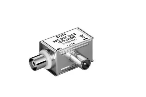 Mantelstromfilter, Koax-Stecker/Buchse, gewinkelt, Frequenzbereich: 5 MHz - 1000 MHz