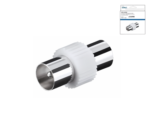 Adapteris koaksialinis kištukas į kištuką, DINIC dėžutė