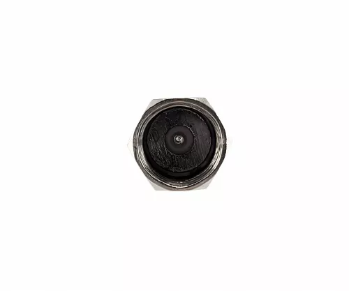 Adapter F plug to coax coupling, SAT plug to ANT coupling, full metal, DINIC box with Euro hole,