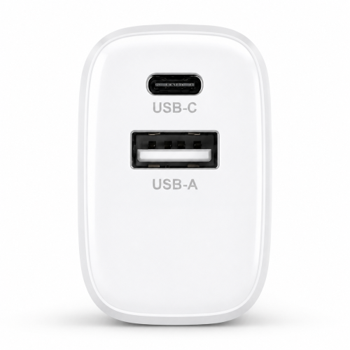 30x PW-20WCA (USB C+A 20W Ladegerät) weiß im DINIC Thekendisplay