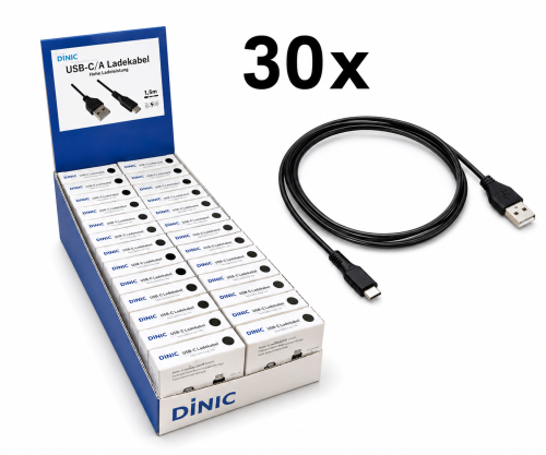 30x USBCL-CA-15SAK черно в DINIC тецов дисплей