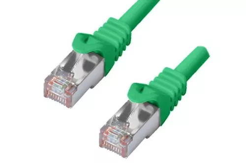 HQ Cat.6 patch cable PiMF/S-FTP, 3m LSZH, CU, AWG27, green