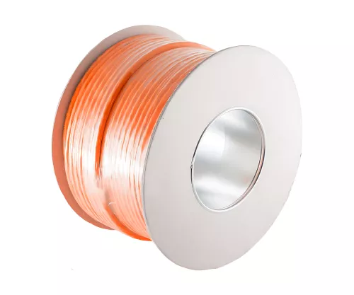Cat.7 duplex installation cable, S/FTP, PiMF, 10GB, AWG 23, 1000 MHz, orange, LSZH, length 100m