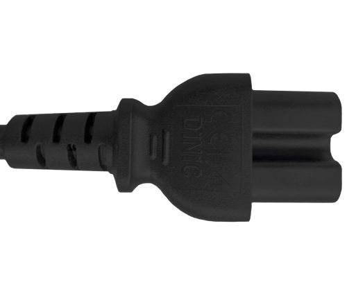 Мрежов кабел England UK тип G 10A към C15, 1mm², одобрение: ASTA, черен, дължина 1.80m