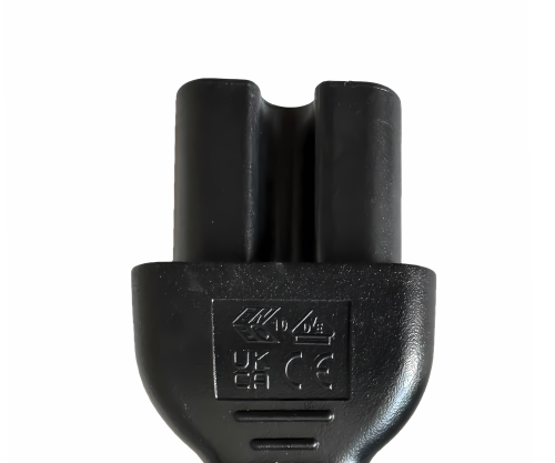 Cable de red Inglaterra UK tipo G 10A a C15, 1mm², homologación: ASTA, negro, longitud 1,80m