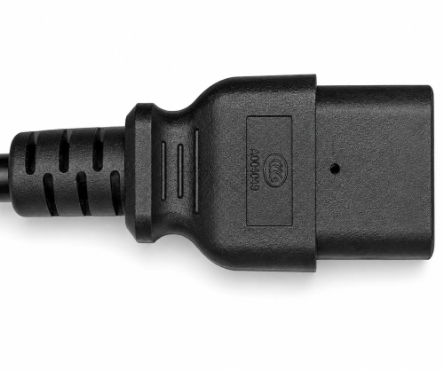Netsnoer China type I (16A) naar C19, 1,5mm², goedkeuring: CCC, zwart, lengte 1,80m