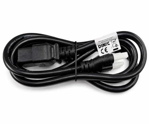 Καλώδιο δικτύου Ιαπωνίας τύπου B έως C19, 2mm², εγκρίσεις: μαύρου χρώματος, μήκους 1,80m