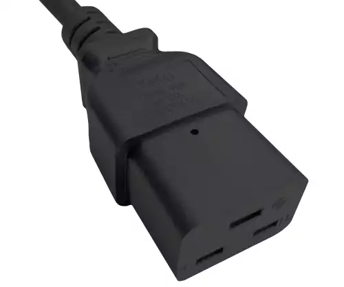 Netkabel Engeland UK type G 13A naar C19, 1,5mm², goedkeuring: ASTA /SASO /HK , zwart, lengte 1,80m