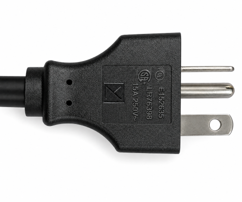 Καλώδιο δικτύου Αμερική ΗΠΑ NEMA 6-20P έως C19, AWG 12, 20A, STOW, εγκρίσεις: μήκος 1,80m, UL/CSA, μαύρο, εγκρίσεις: UL/CSA, μαύρο, μήκος 1,80m