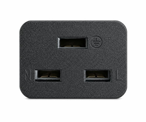 Cavo di rete America USA NEMA 5-15P, tipo B a C19, AWG16, SJT, approvazioni: UL/CSA, nero, lunghezza 1,80 m