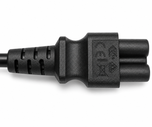 Cablu de alimentare Australia tip I la C5, 0,75mm², SAA, negru, lungime 1,80m