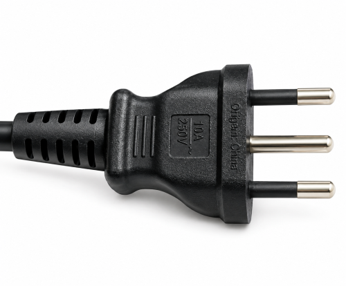 Cablu de alimentare Brazilia tip N la C5, 0,75mm², INMETRO, negru, lungime 1,80m
