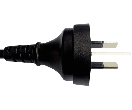 Toitekaabel Hiina tüüp I kuni C5, 0,75mm², CHN 3pin/IEC 60320-C5, CCC, must, pikkus 1,80m.