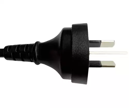 Voedingskabel China type I naar C5, 0,75mm², CHN 3pin/IEC 60320-C5, CCC, zwart, lengte 1,80m