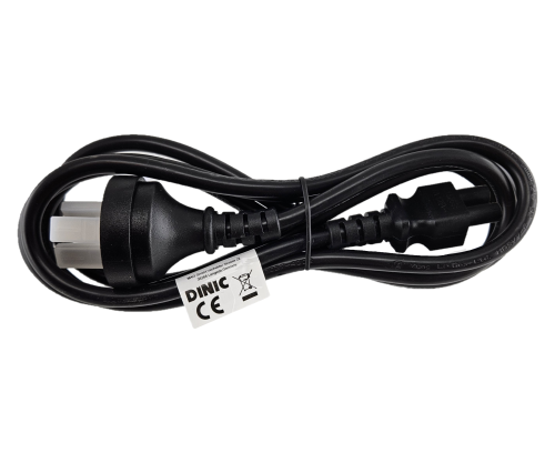 Toitekaabel Hiina tüüp I kuni C5, 0,75mm², CHN 3pin/IEC 60320-C5, CCC, must, pikkus 1,80m.